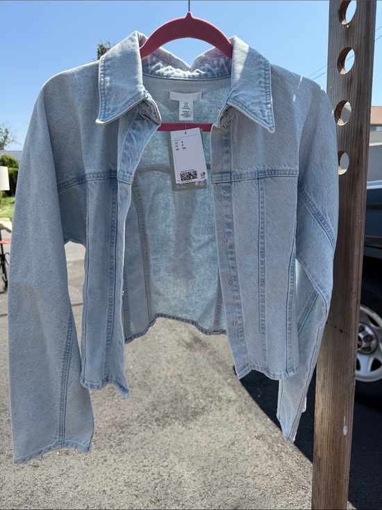 H&M Jackets & Blazers - H&M Light Blue Denim Jacket
